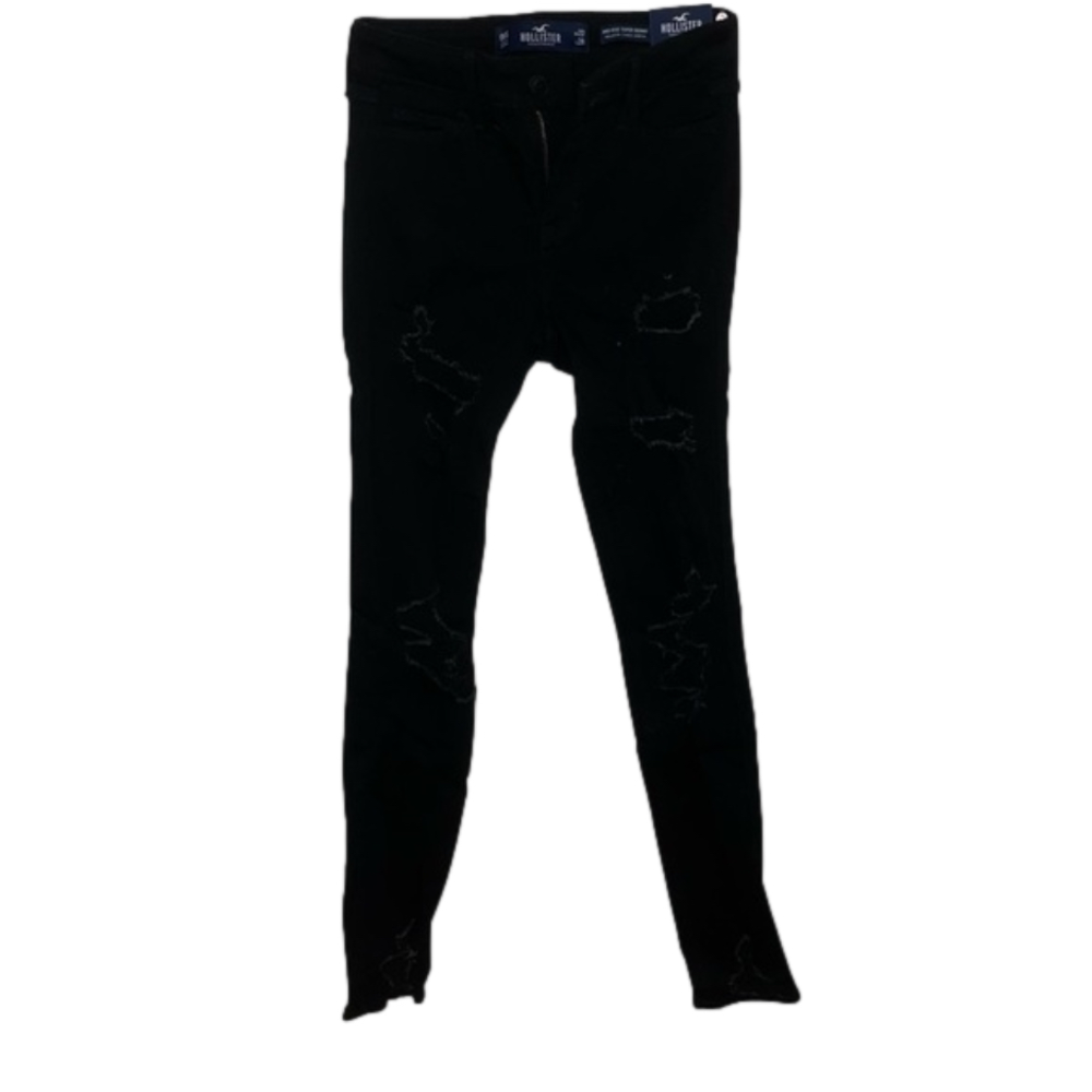 HOLLISTER Mid-Rise Super Skinny Ripped Jeans